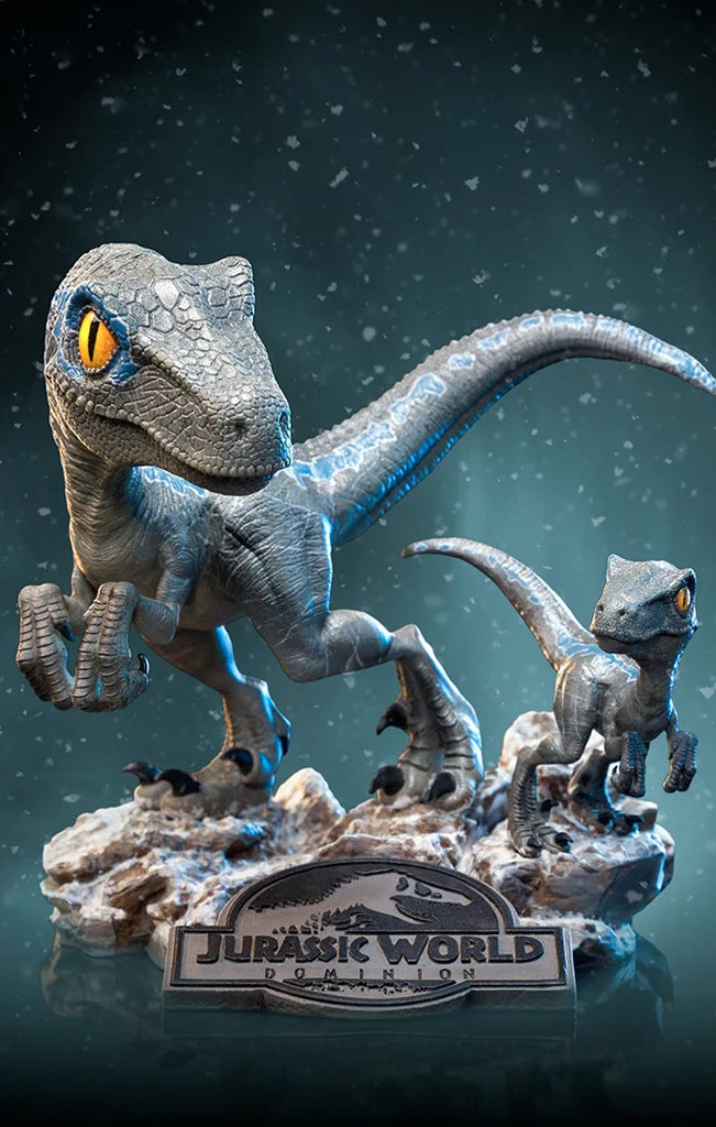 Blue and Beta - Jurassic World: Dominion - Minico - Iron Studios
