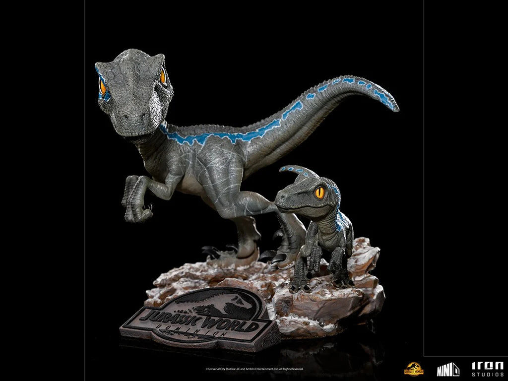 Blue and Beta - Jurassic World: Dominion - Minico - Iron Studios
