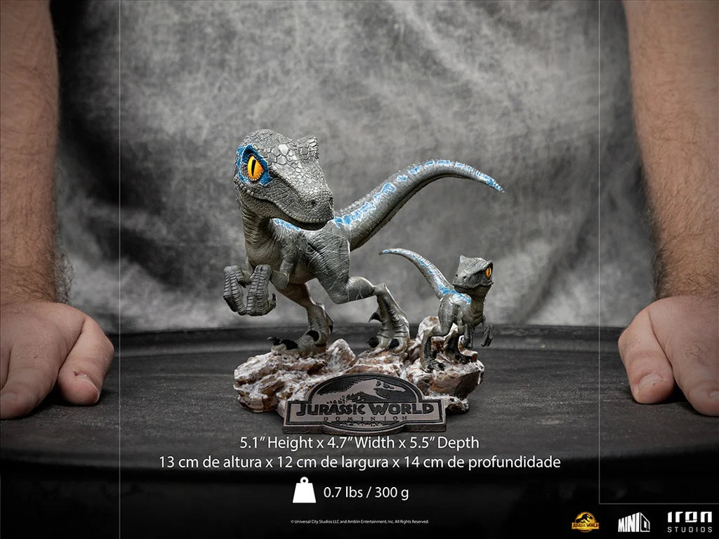 Blue and Beta - Jurassic World: Dominion - Minico - Iron Studios