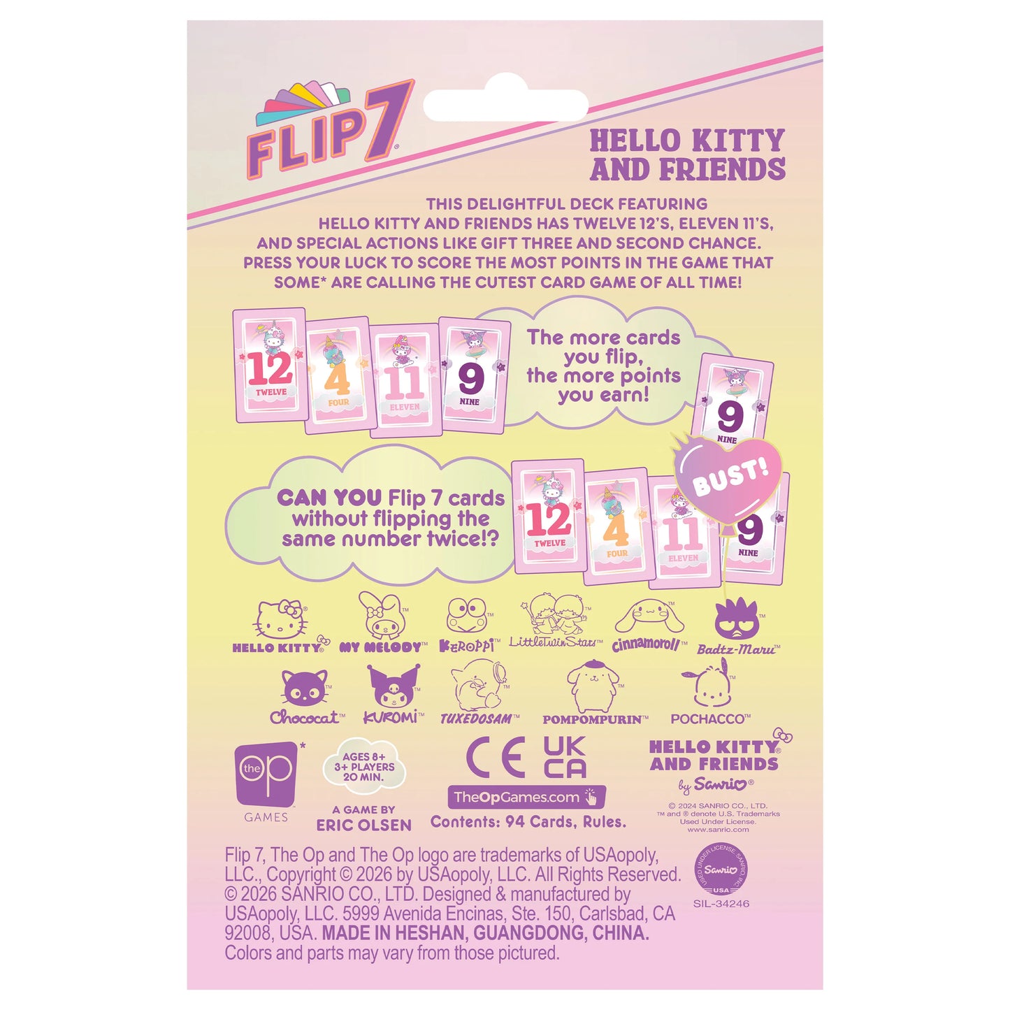 Flip 7®: Hello Kitty and Friends