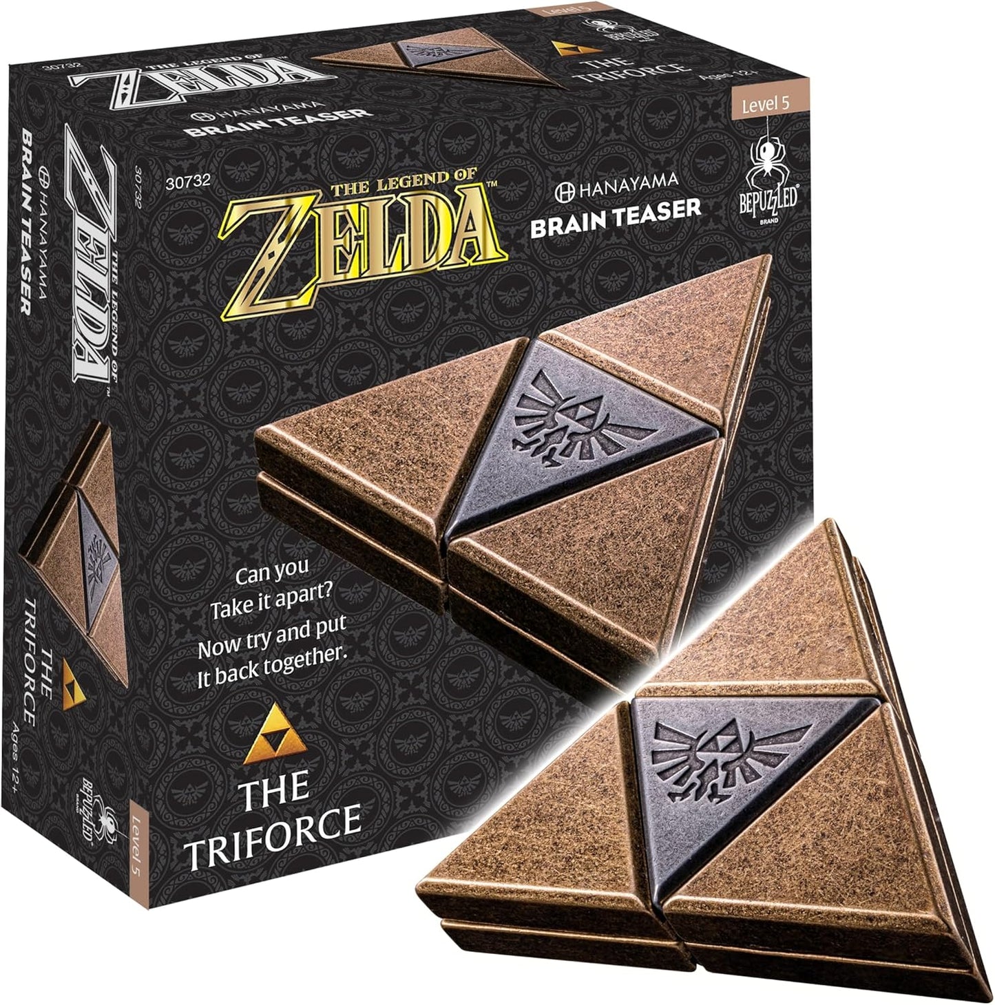 Legend of Zelda Triforce Hanayama Cast Brain Teaser Mensa Rated Level 5