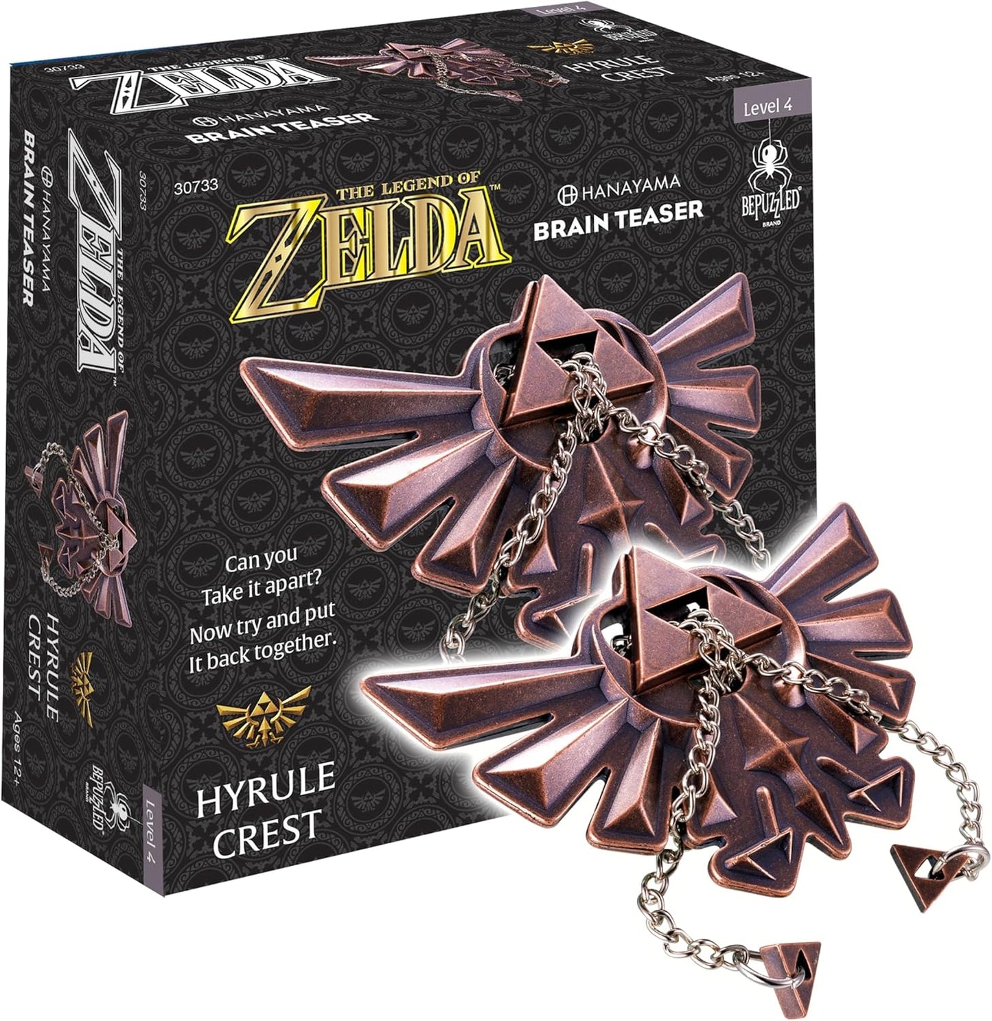 Legend of Zelda Hyrule Crest Hanayama Brain Teaser, Mensa Rated Level 4