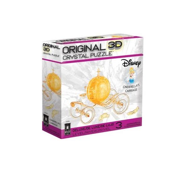 3D Deluxe Crystal Puzzle: Disney's Cinderella's Carriage (gold)