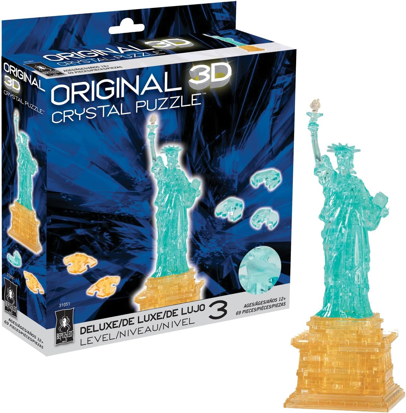 3D Deluxe Crystal Puzzle: Statue of Liberty