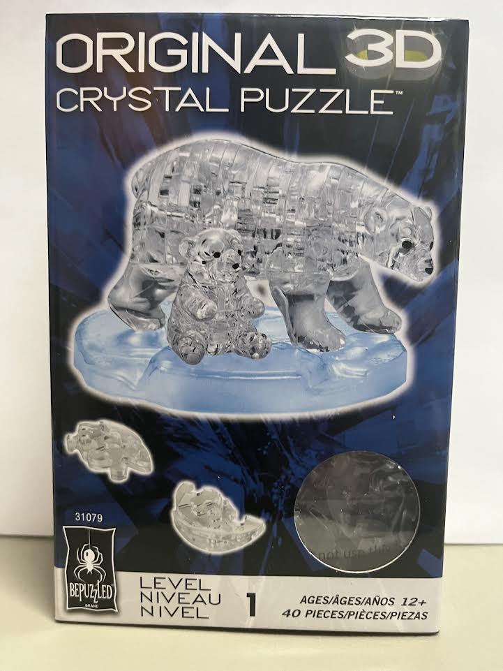 3D Crystal Puzzle: Polar Bear & Baby