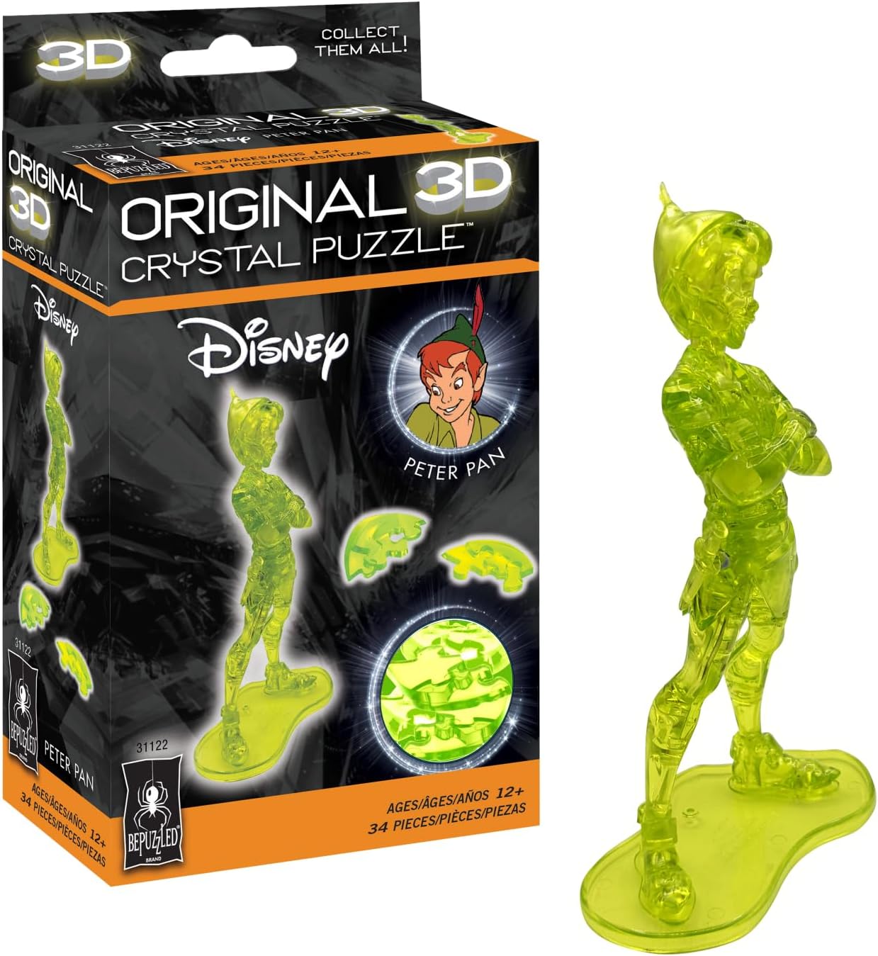 3D Crystal Puzzle: Disney's Peter Pan
