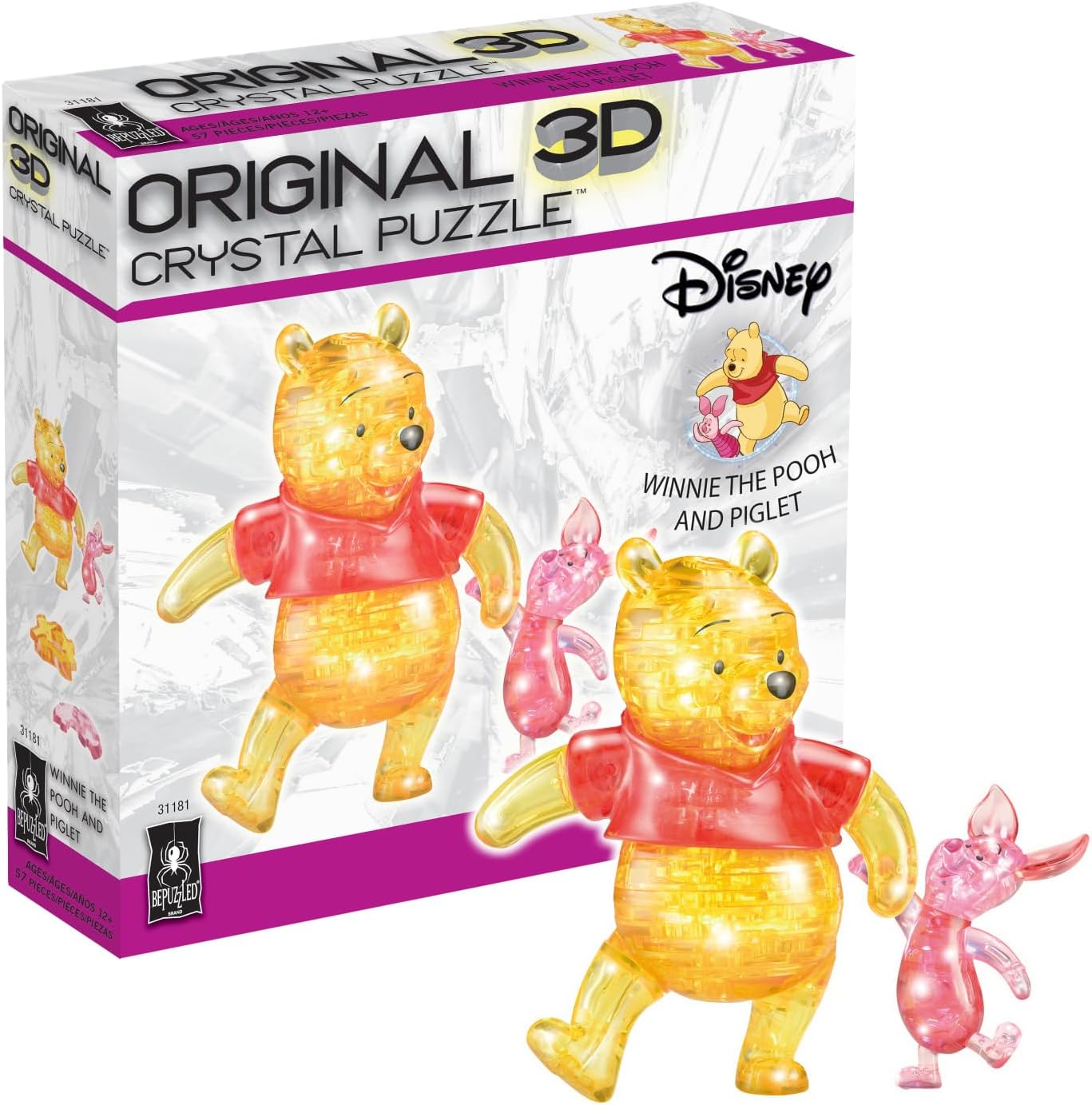 3D Deluxe Crystal Puzzle: Disney's - Winnie the Pooh & Piglet