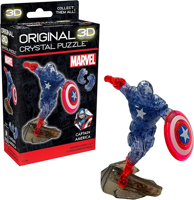 3D Crystal Puzzle - Captain America