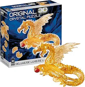 3D Crystal Puzzle - Golden Dragon