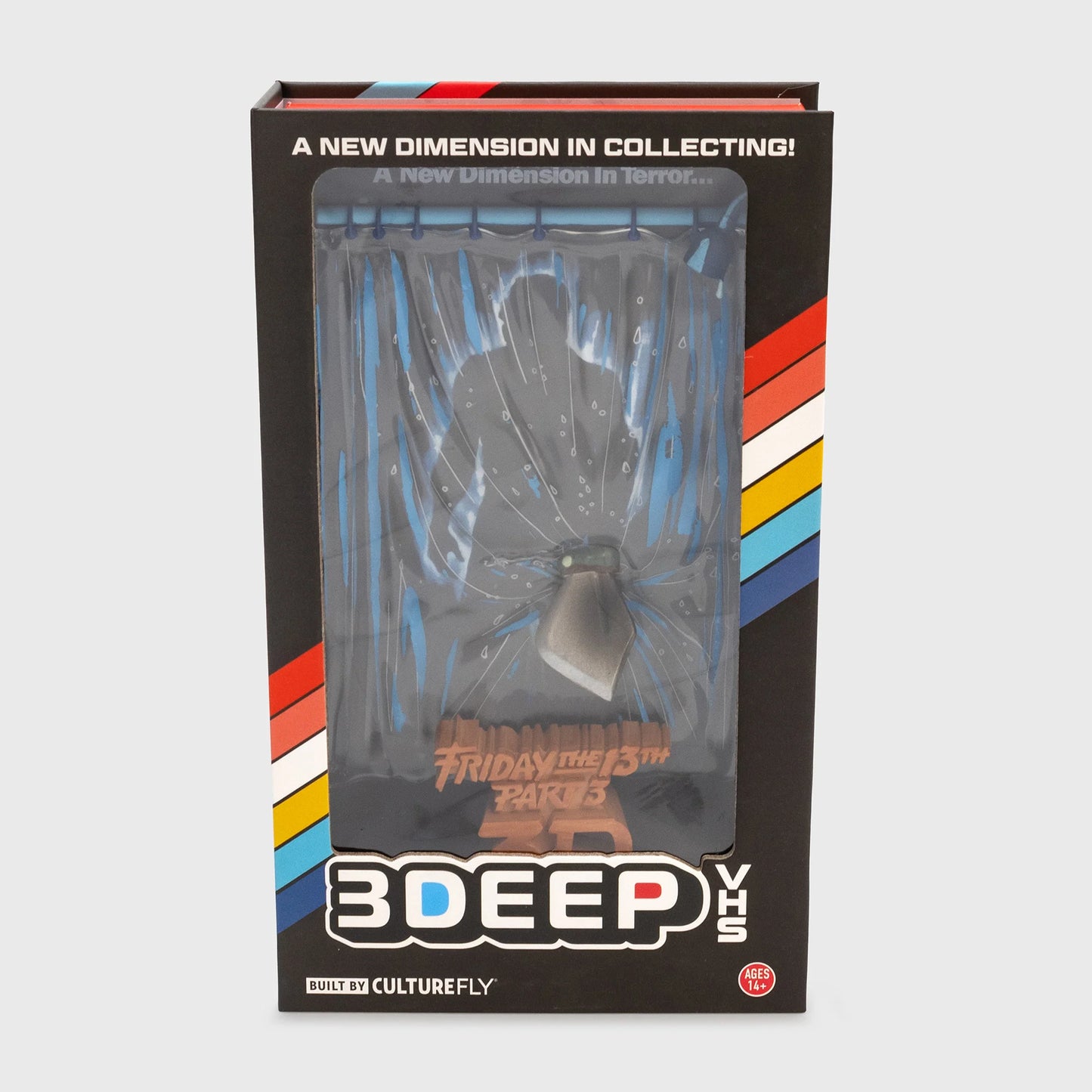 Friday the 13th Part 3 3-Deep VHS Statue