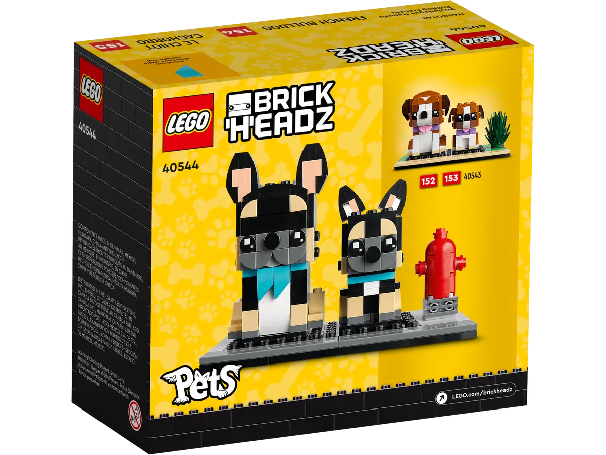 40544 BrickHeadz Pets French Bulldog - Retired