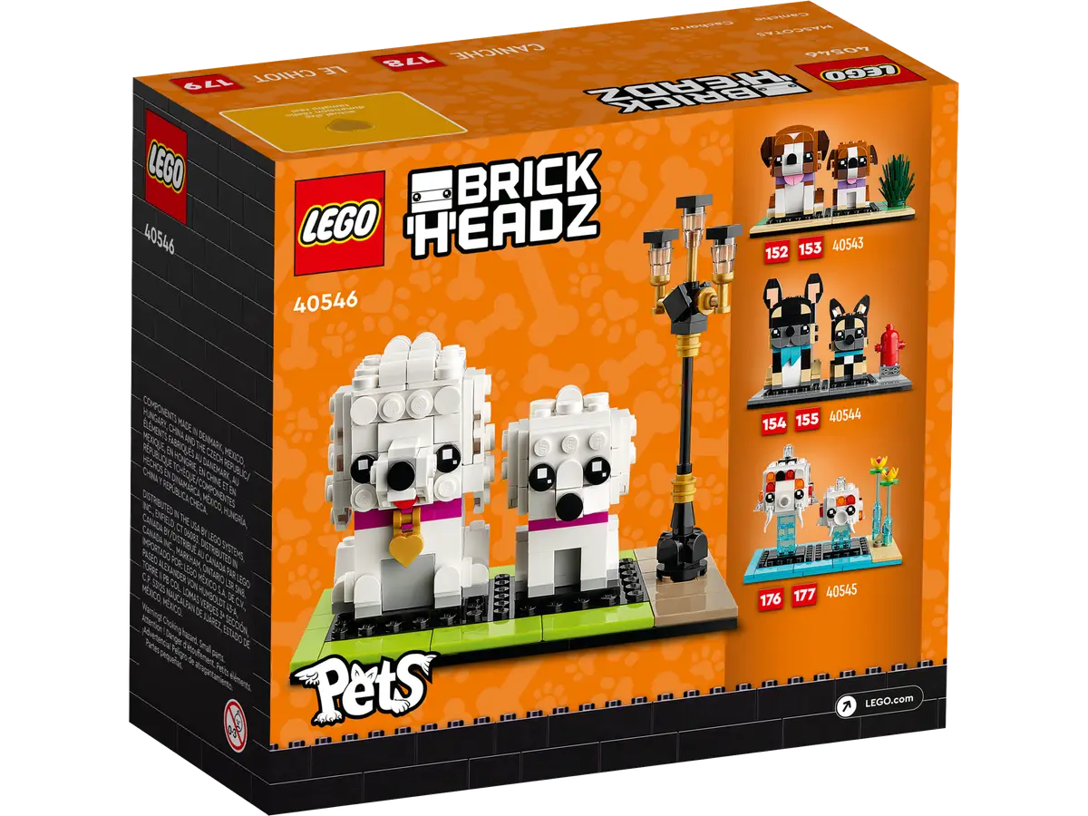 40546 BrickHeadz Pets Poodles - Retired