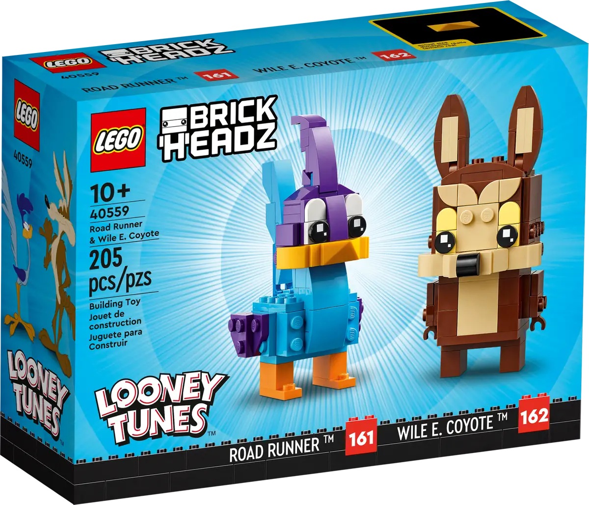 40559 BrickHeadz Looney Tunes Road Runner & Wile E. Coyote - Retired