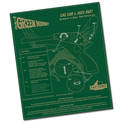 The Green Hornet - Gas Gun & Kato Dart Limited Edition Prop Replica