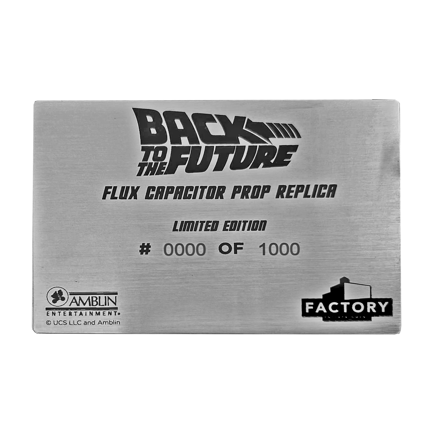 Back To The Future - Flux Capacitor Limited Edition Prop Replica