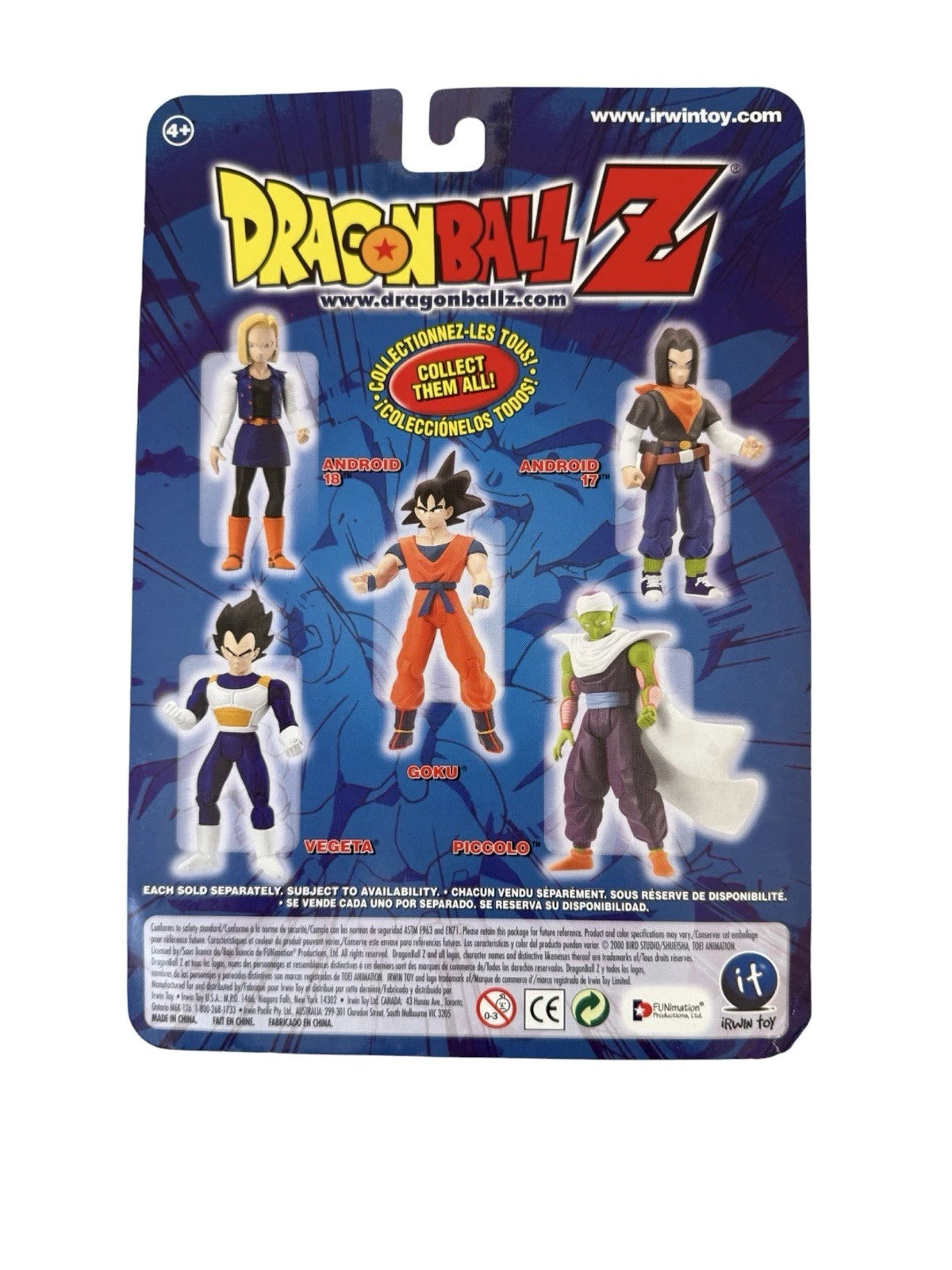 Dragon Ball Z Goku Androids Saga Action Figure - Irwin Toys Medallions