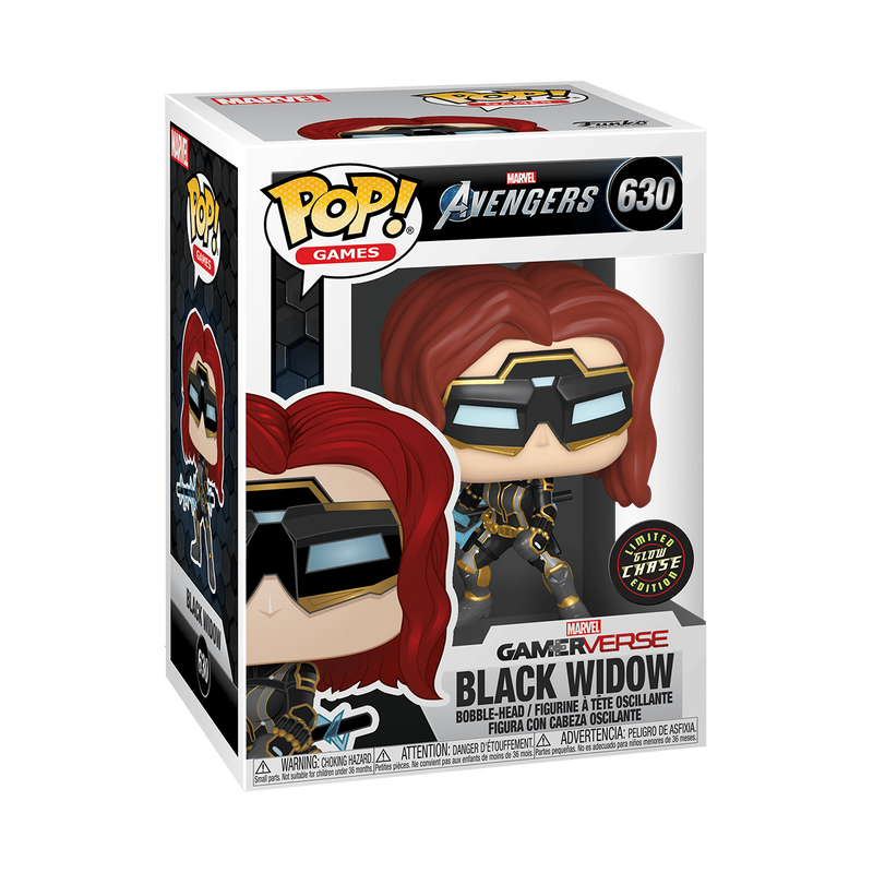 Funko Pop! Marvel: Avengers Game - Black Widow (Chase)