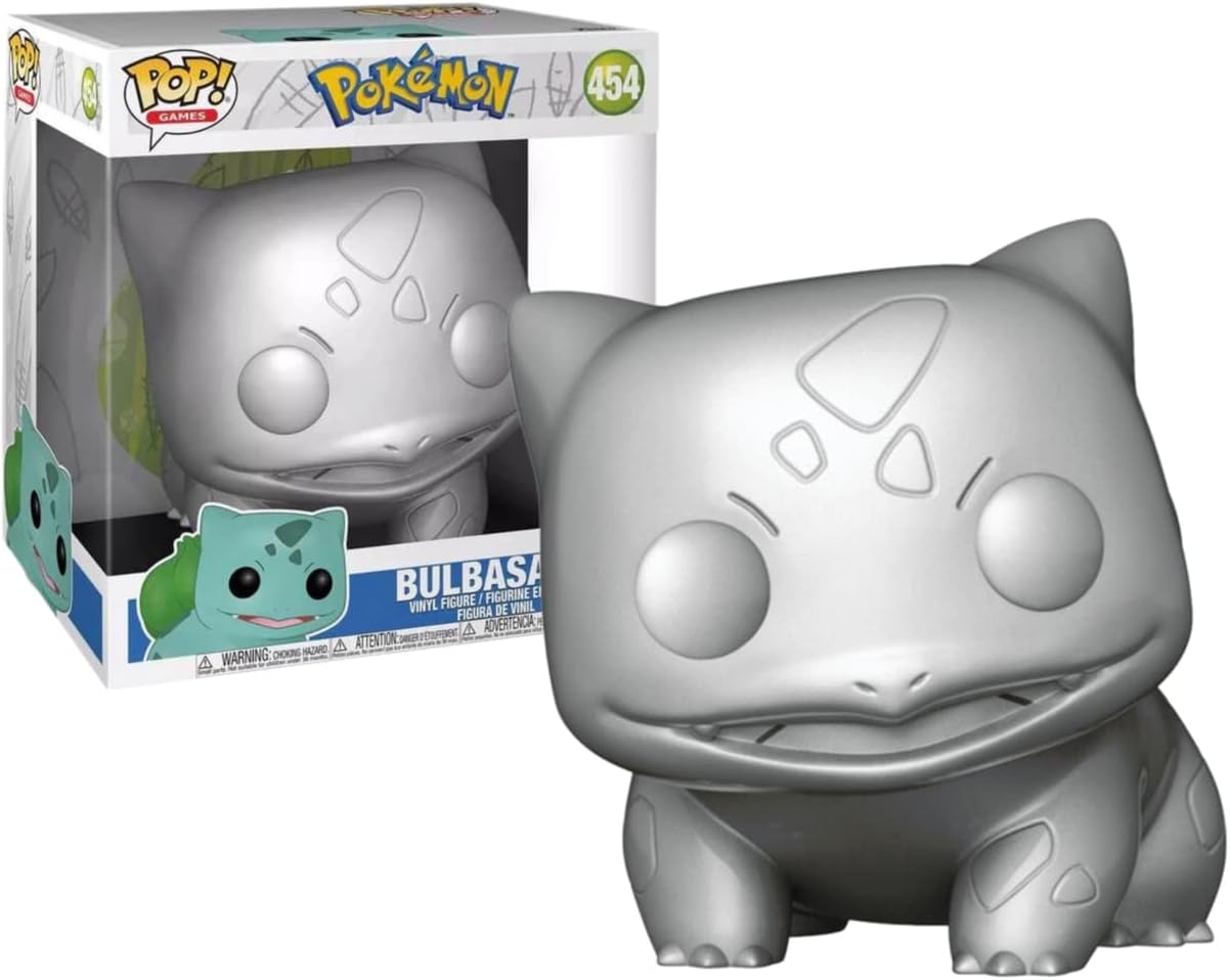 Funko POP Jumbo: Pokemon 10” Silver Bulbasaur