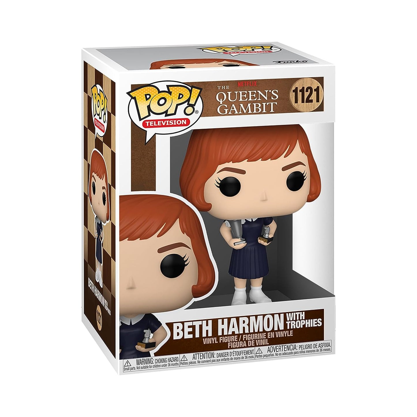 Funko POP! Television: The Queen's Gambit - Beth Harmon with Trophies
