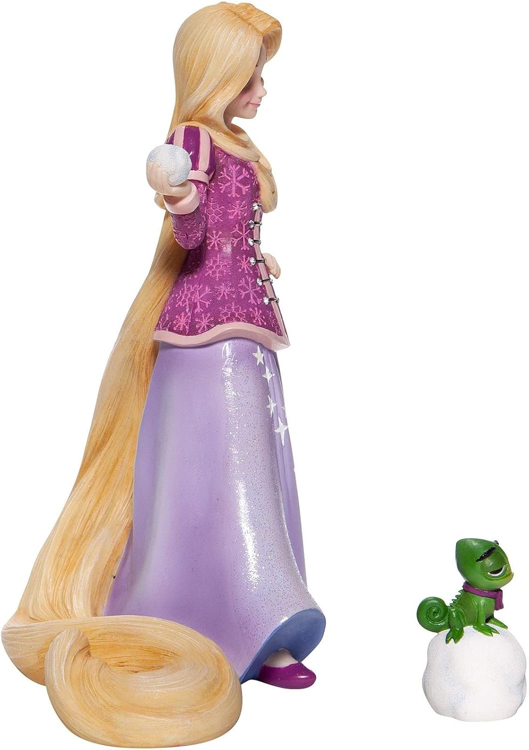 Disney Showcase Rapunzel Holiday Princess and Pascal Figurine - RETIRED