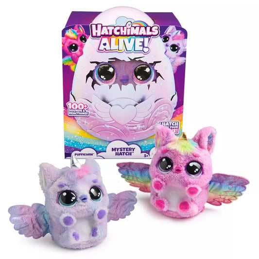 Hatchimals Alive, Mystery Hatch Pufficorn, (Styles Vary)