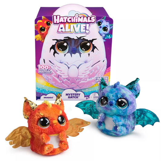 Hatchimals Alive, Mystery Hatch Draggle, (Styles Vary)