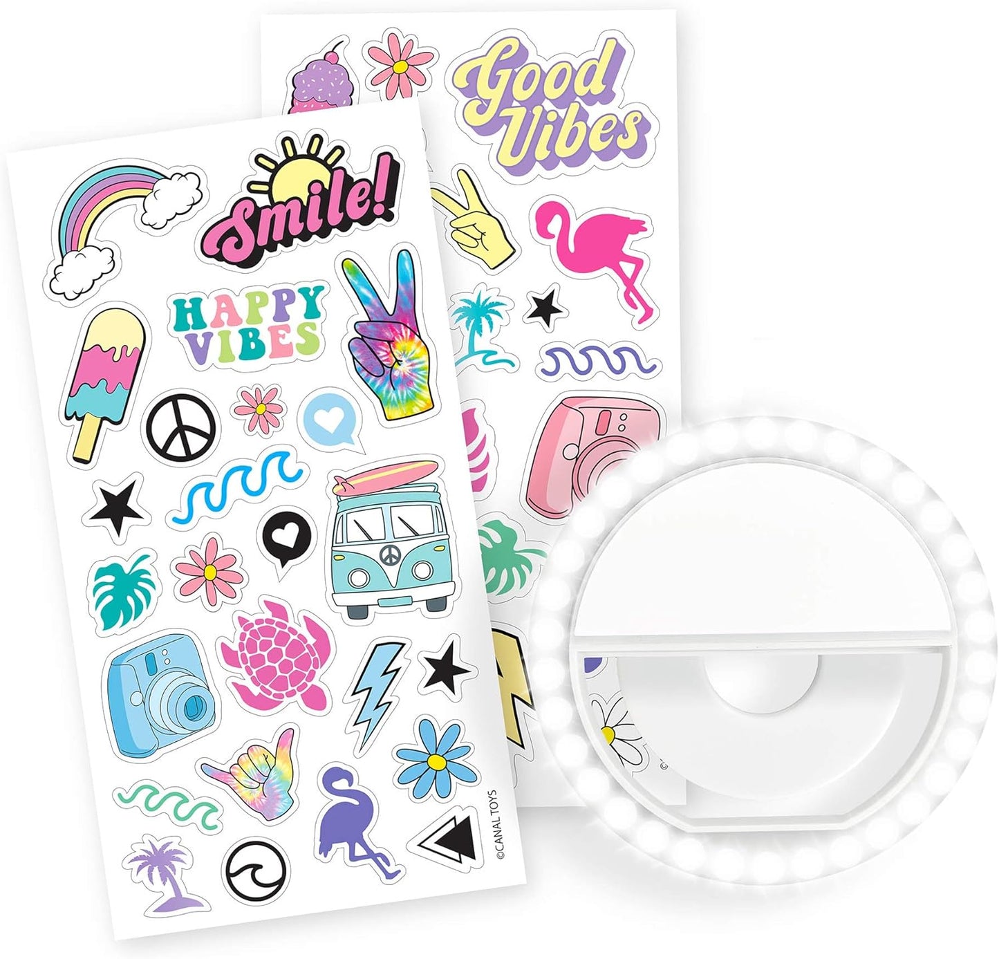 Canal Toys Selfie Creator - Selfie Light & Stickers Kit