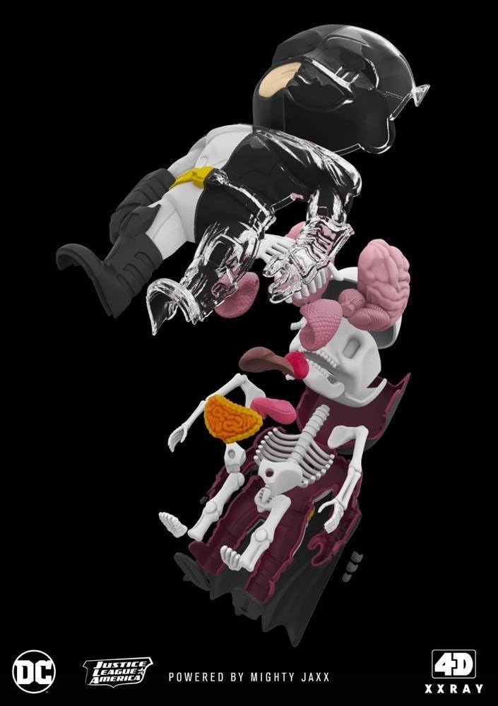 XXRAY 4D Vision Body Anatomy - Batman by Jason Freeny