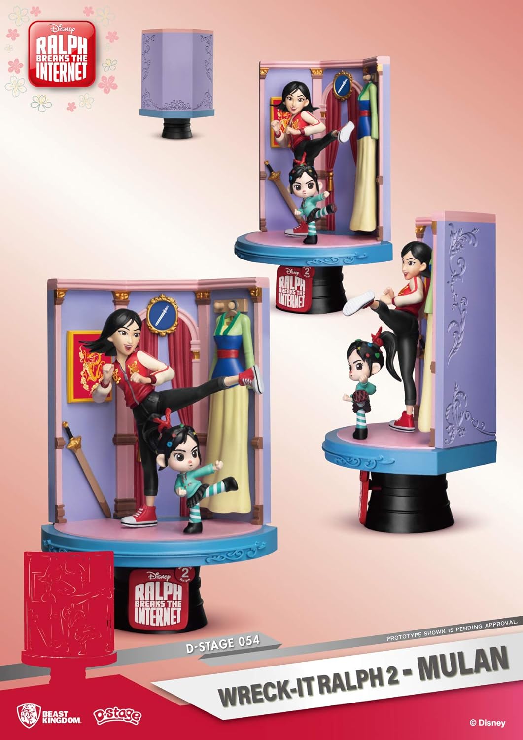 Beast Kingdom Wreck-It Ralph 2: Mulan DS-054 D-Stage Statue