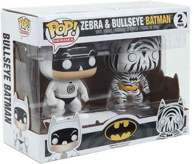 POP! DC Heroes: Zebra & Bullseye Batman 2 pc Set