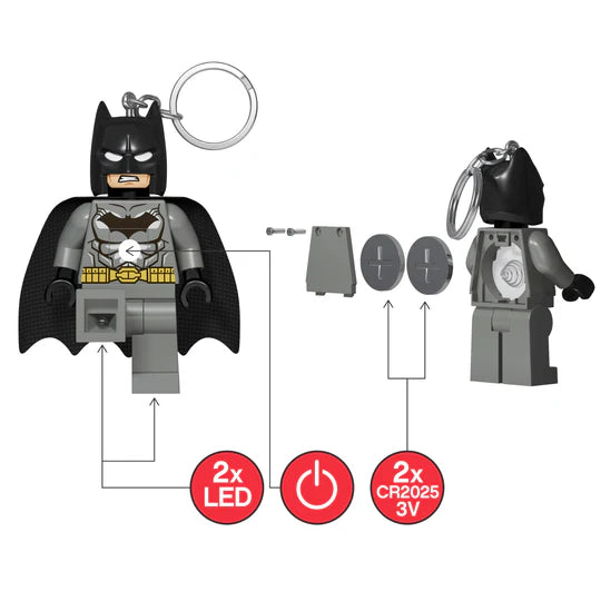 Lego Minifigures DC Super Heros Keychain Light Batman