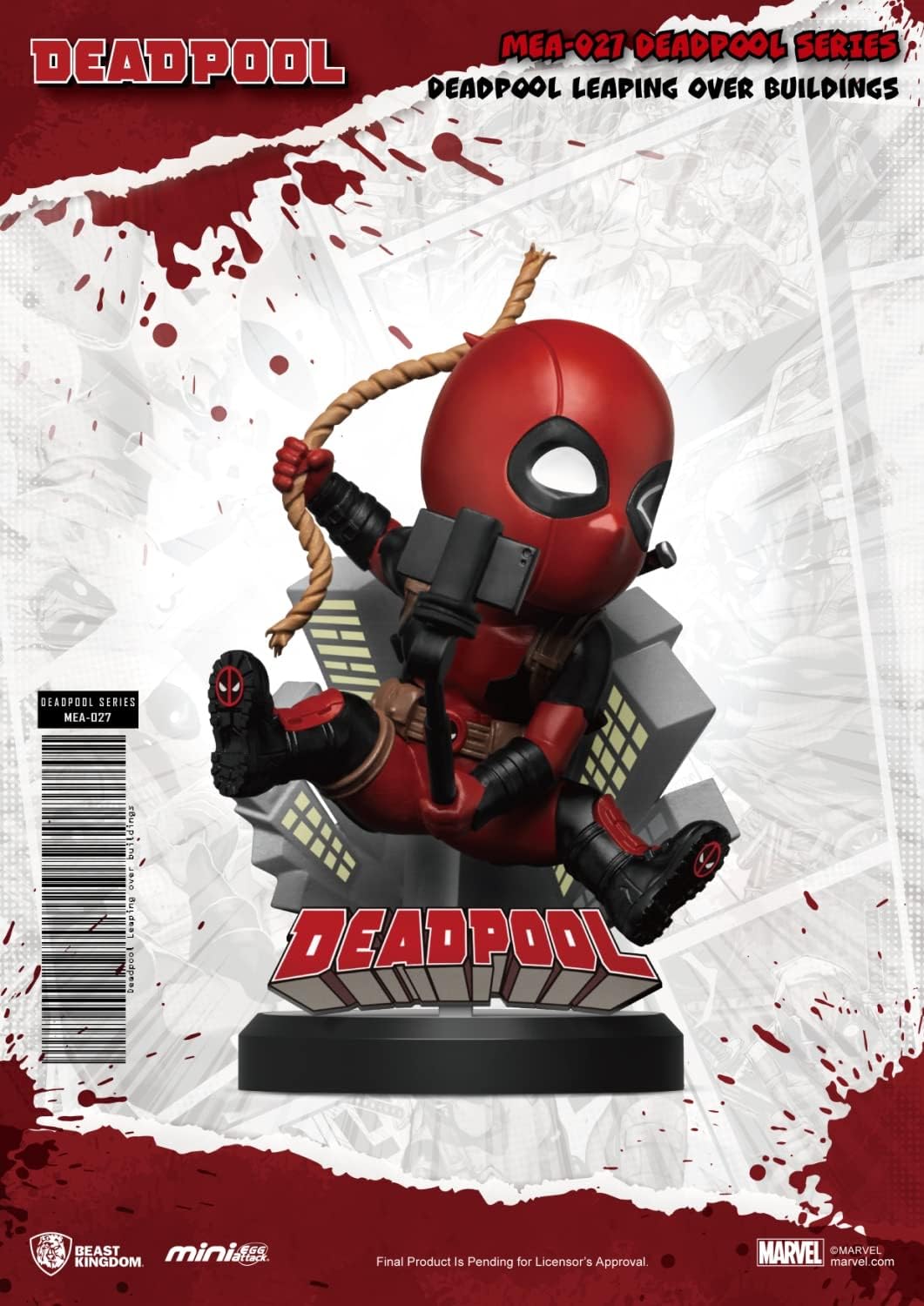 Beast Kingdom - Deadpool Series: Deadpool Leaping Over Buildings