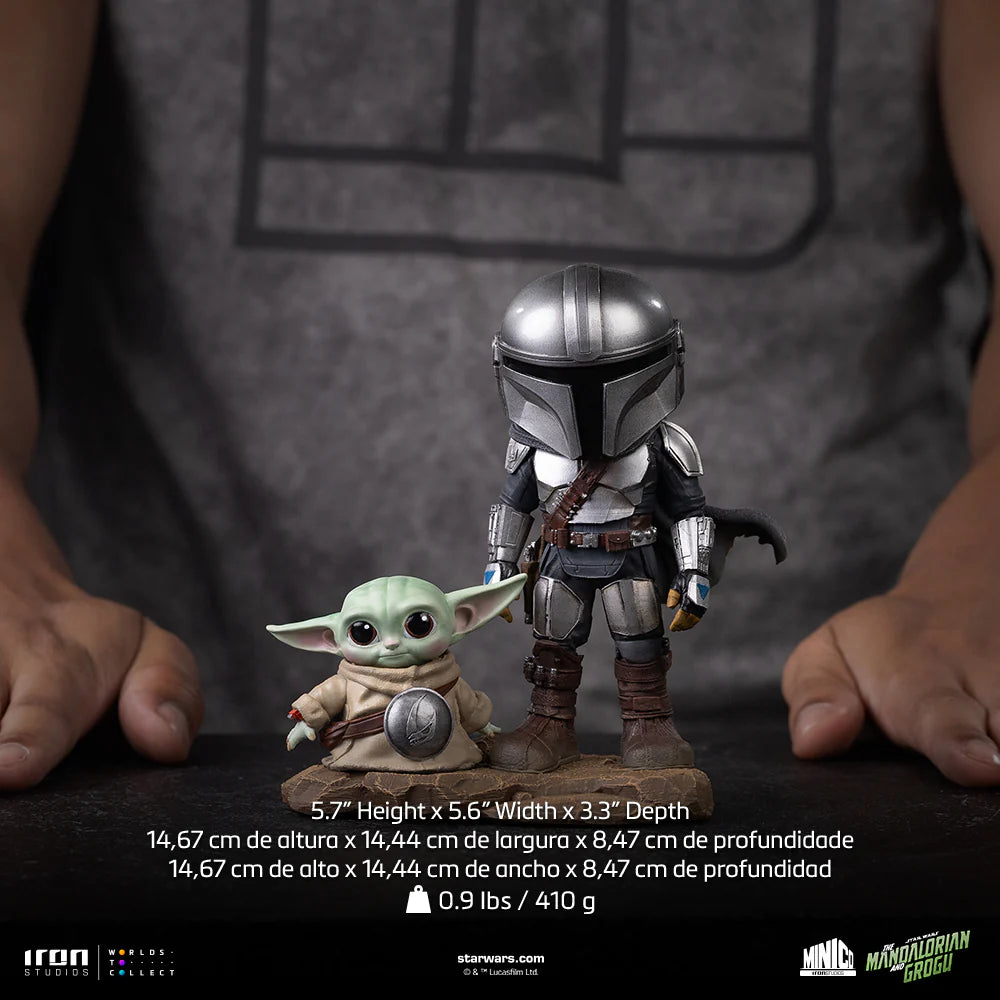 **Pre-Order** - Statue Mandalorian and Grogu - The Mandalorian and Grogu Movie - MiniCo - Iron Studios