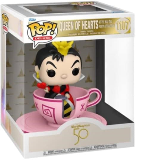 Funko POP! Deluxe: Disney - Queen of Hearts At The Mad Tea Party Ride