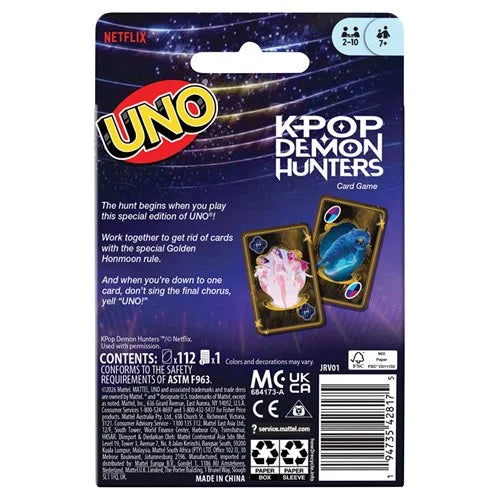 **Pre-Order** - KPop Demon Hunters UNO Card Game