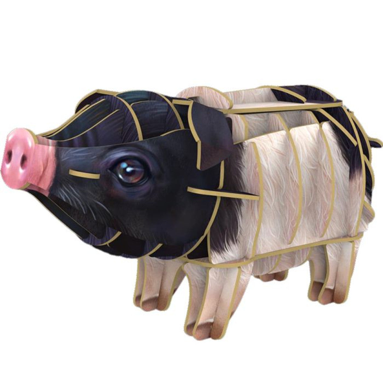 Voices of Nature Pig 3D Kraft Paper Puzzle