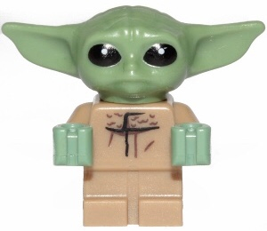 Lego Minifigure Din Grogu / The Child / 'Baby Yoda' (sw1113) (Brand New)