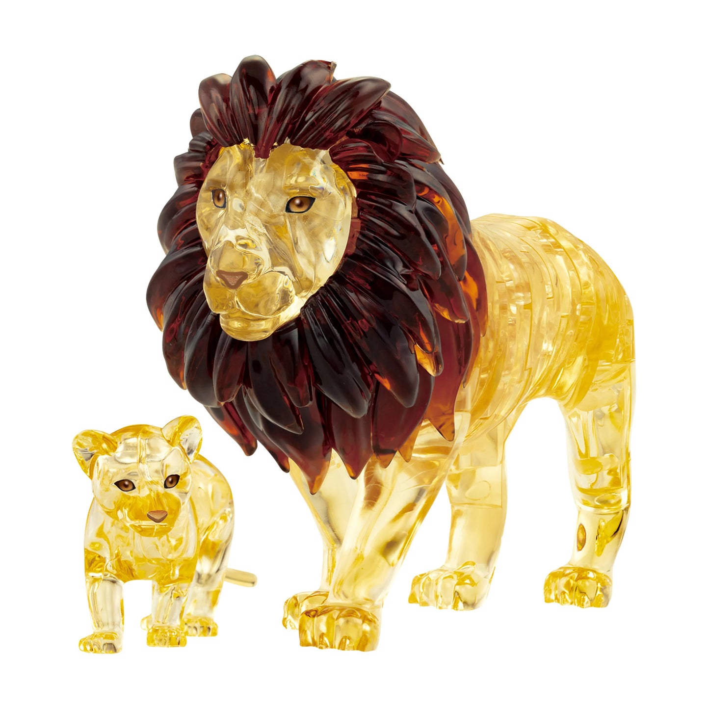 3D Crystal Puzzle - Lion and Baby
