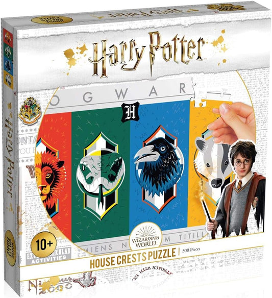 Winning Moves Games Harry Potter House Crests 500 Pc Jigsaw Puzzle