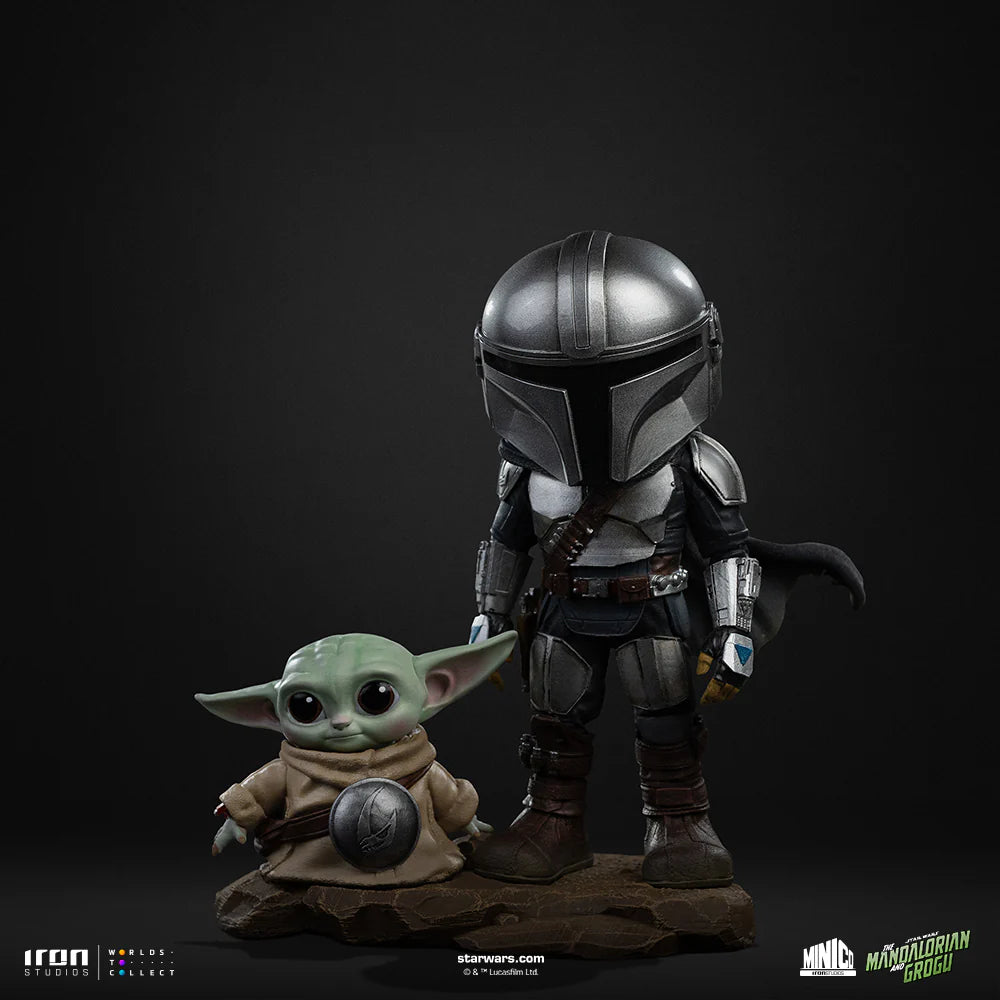 **Pre-Order** - Statue Mandalorian and Grogu - The Mandalorian and Grogu Movie - MiniCo - Iron Studios