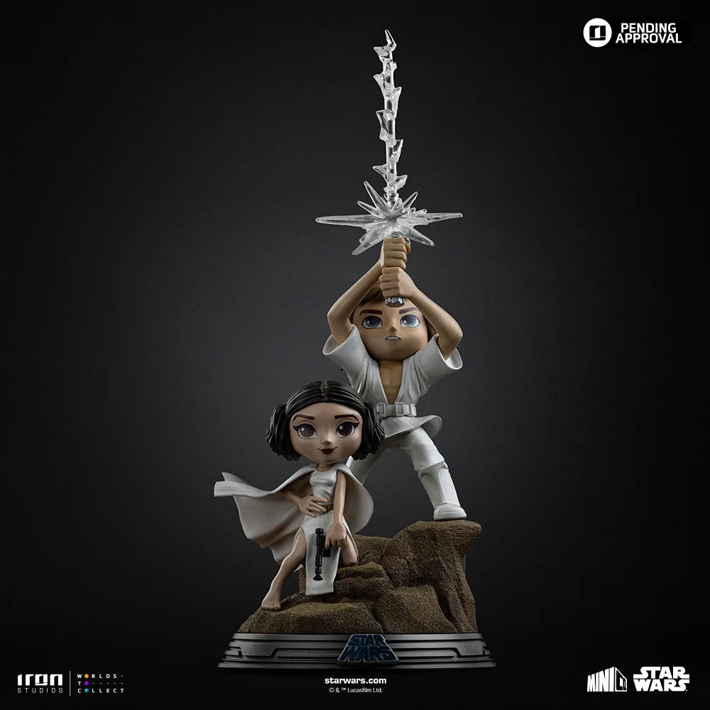 Statue Luke & Leia – Star Wars – MiniCo