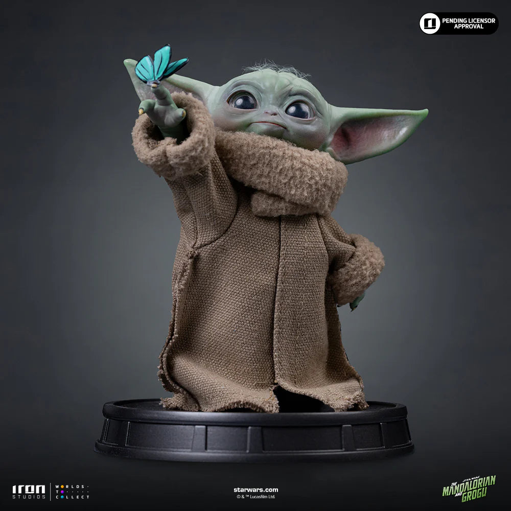 **Pre-Order** - Statue Grogu Butterfly Wonder - Mandalorian and Grogu Movie - Grogu Collection - Iron Studios