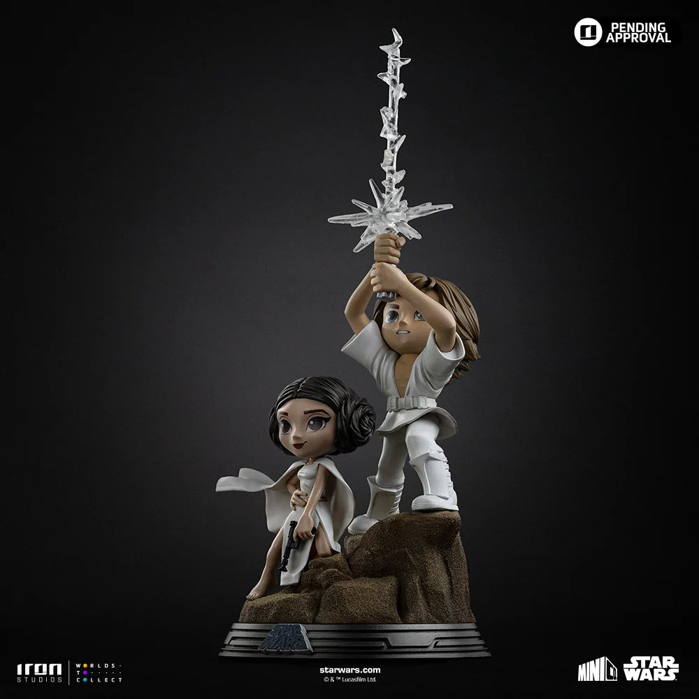 Statue Luke & Leia – Star Wars – MiniCo