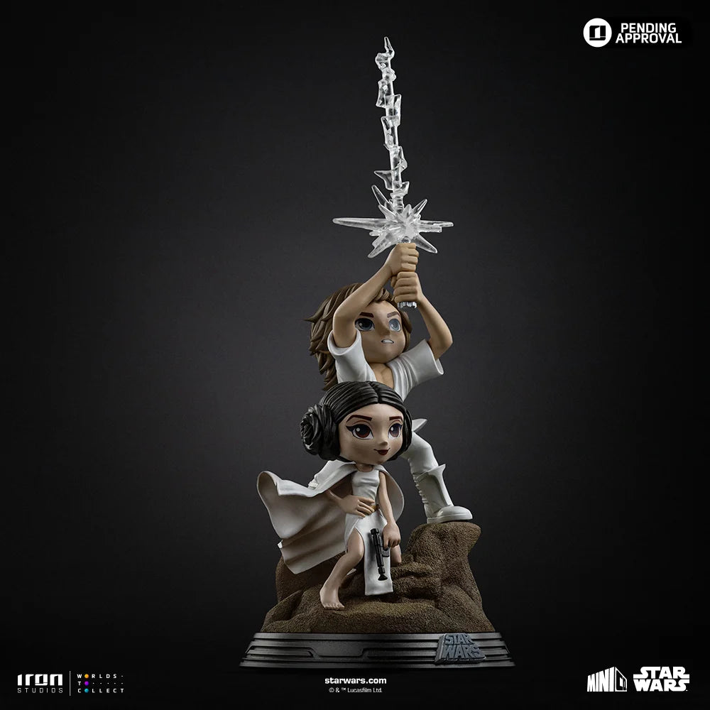 Statue Luke & Leia – Star Wars – MiniCo