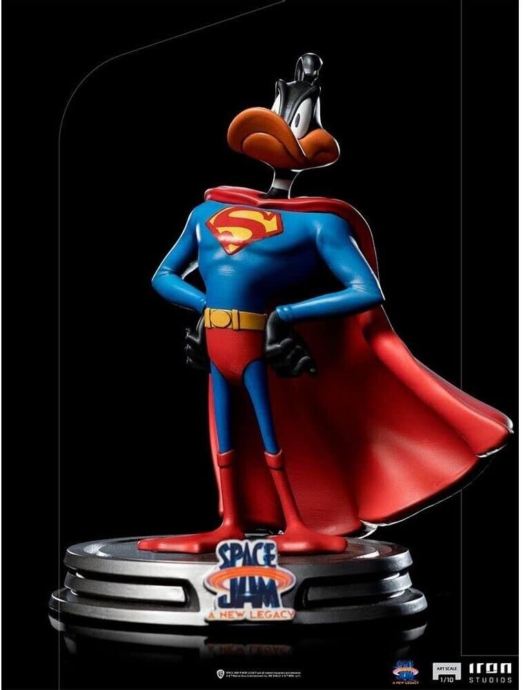 Iron Studios Space Jam A New Legacy Daffy Duck Superman Statue New 1:10 Scale