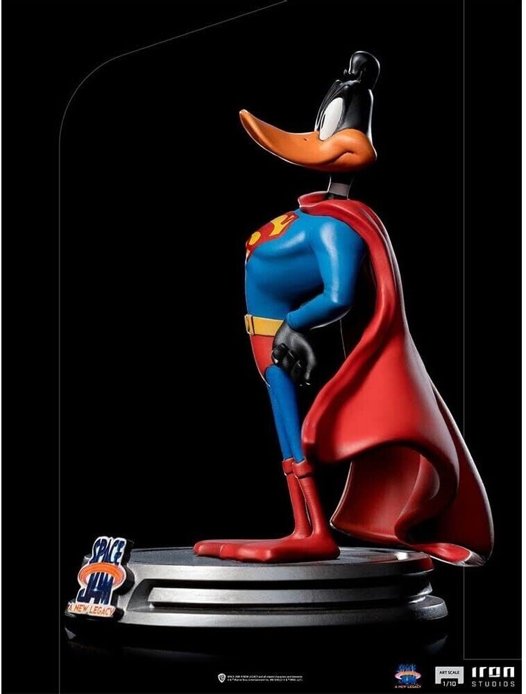 Iron Studios Space Jam A New Legacy Daffy Duck Superman Statue New 1:10 Scale