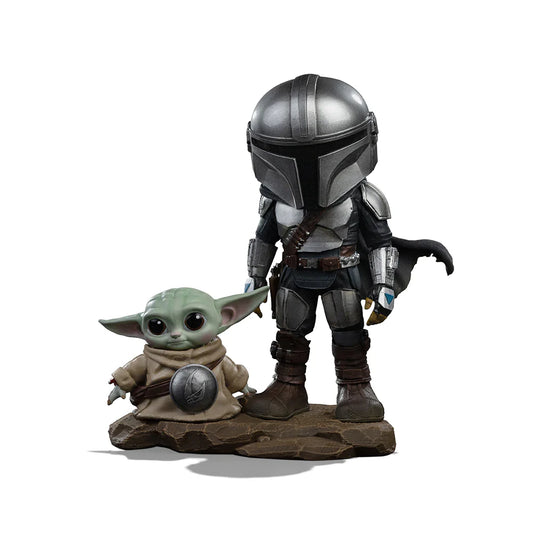 **Pre-Order** - Statue Mandalorian and Grogu - The Mandalorian and Grogu Movie - MiniCo - Iron Studios