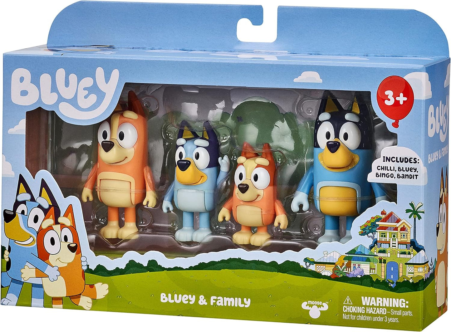 Bluey and Family 4 Pack