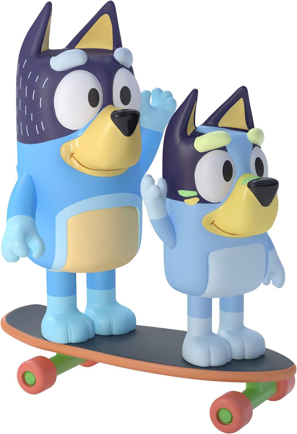 Bluey - Skateboarding 2.5" & Dad 3.27" Figures