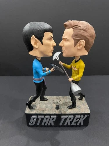 Star Trek Amok Time Kirk v Spock Bobbleheads Comic Con Exclusive